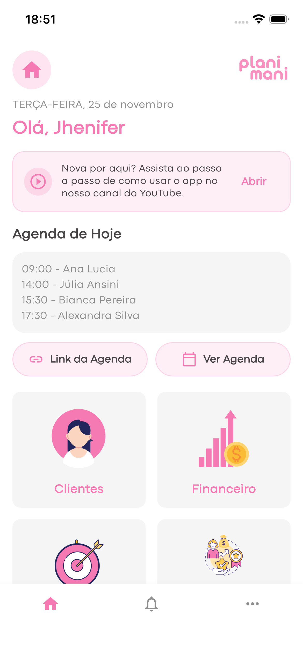 Financeiro do Planimani